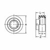 Ami Bearings SINGLE ROW BALL BEARING - 20MM NARR ECC COLL CYL O.D. RUBBER CARTRIDGE KHRRCSM204